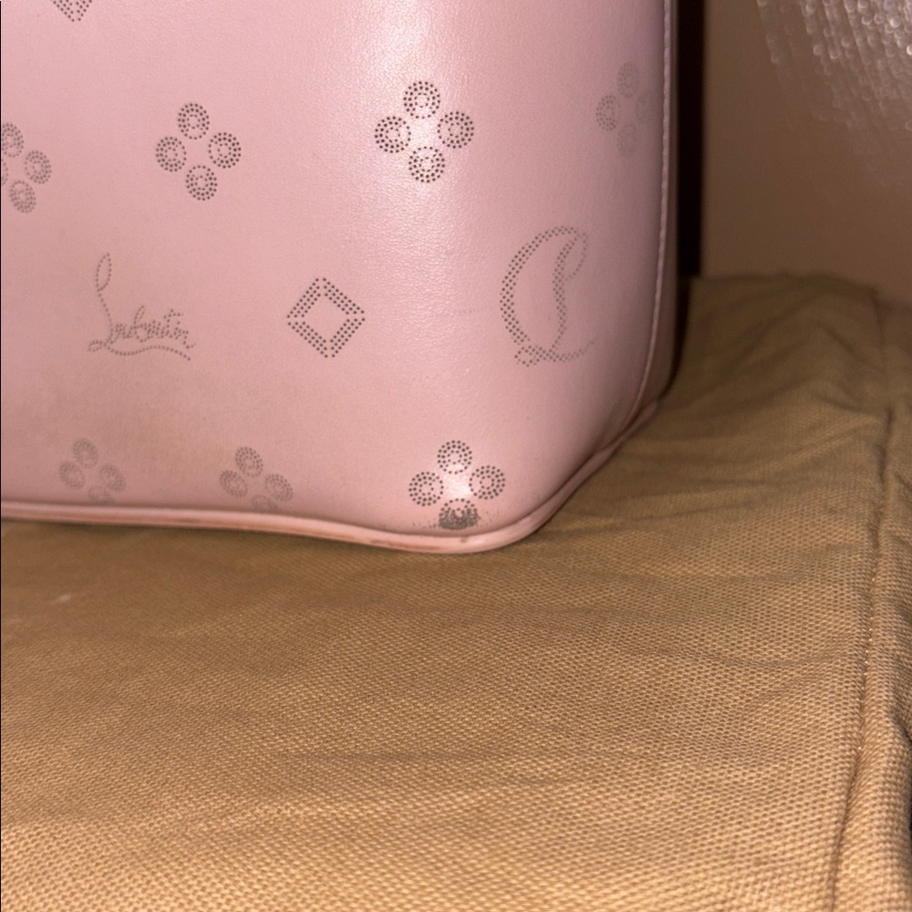 Christian Louboutin Light Pink Tote with Red Interior - Picture 6 of 16